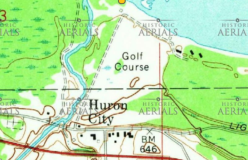 Huron City Golf Course - 1973 Topo